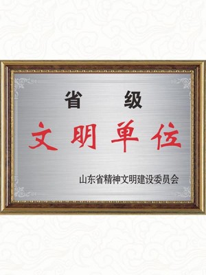 2008年  山東省省級(jí)文明單位